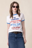 【LIL】THE GOODIE GOODIE RINGER SPORTS ロゴTシャツ （CPI）
