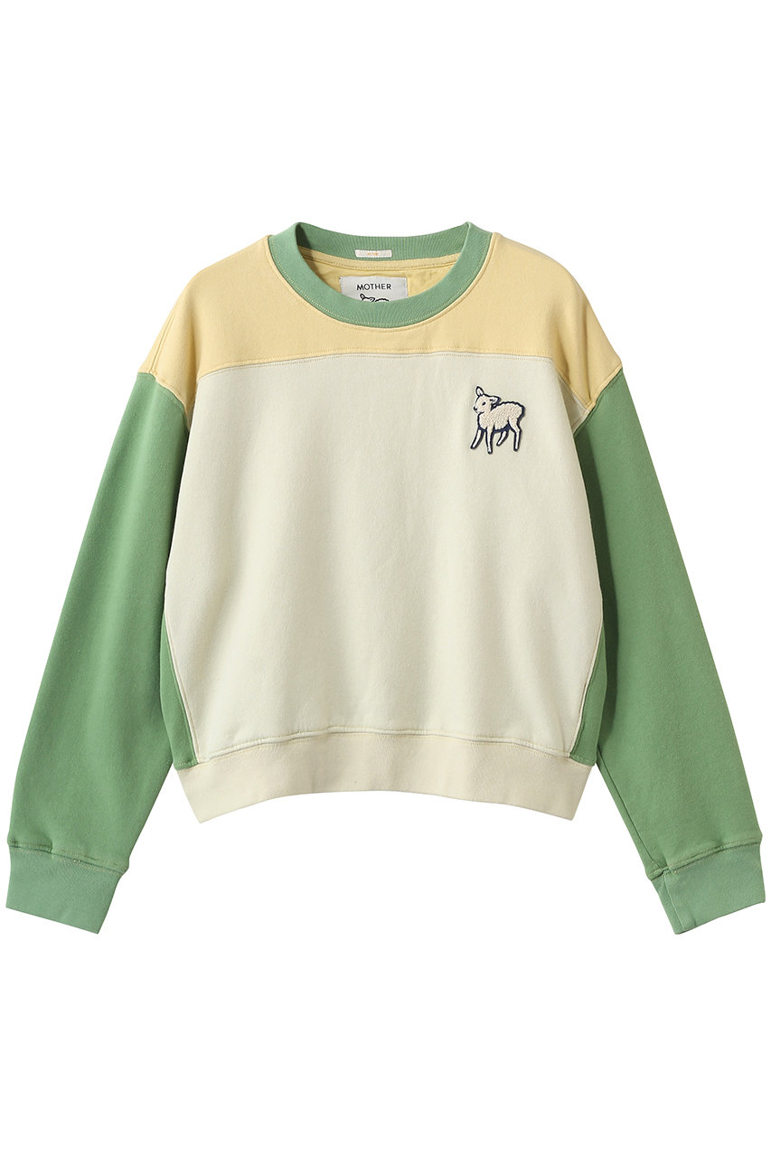 マザー/MOTHERのTHE HALF BASE ラムモチーフ スウェット トップス (RBA)(ホワイト/4310900273)