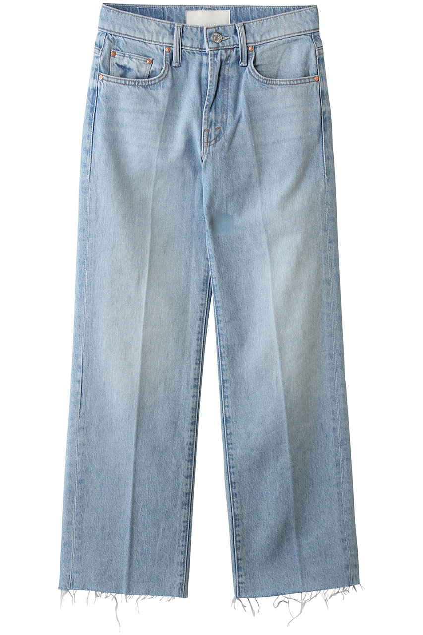 MID RISE RAMBLER ZIP ANKLE FRAY ストレートデニム (FWB)