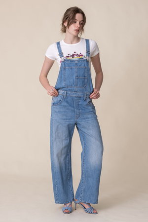 マザー/MOTHERのTHE HALF PIPE OVERALL ANKLE デニムオーバーオール (LBI)(110600/110606)