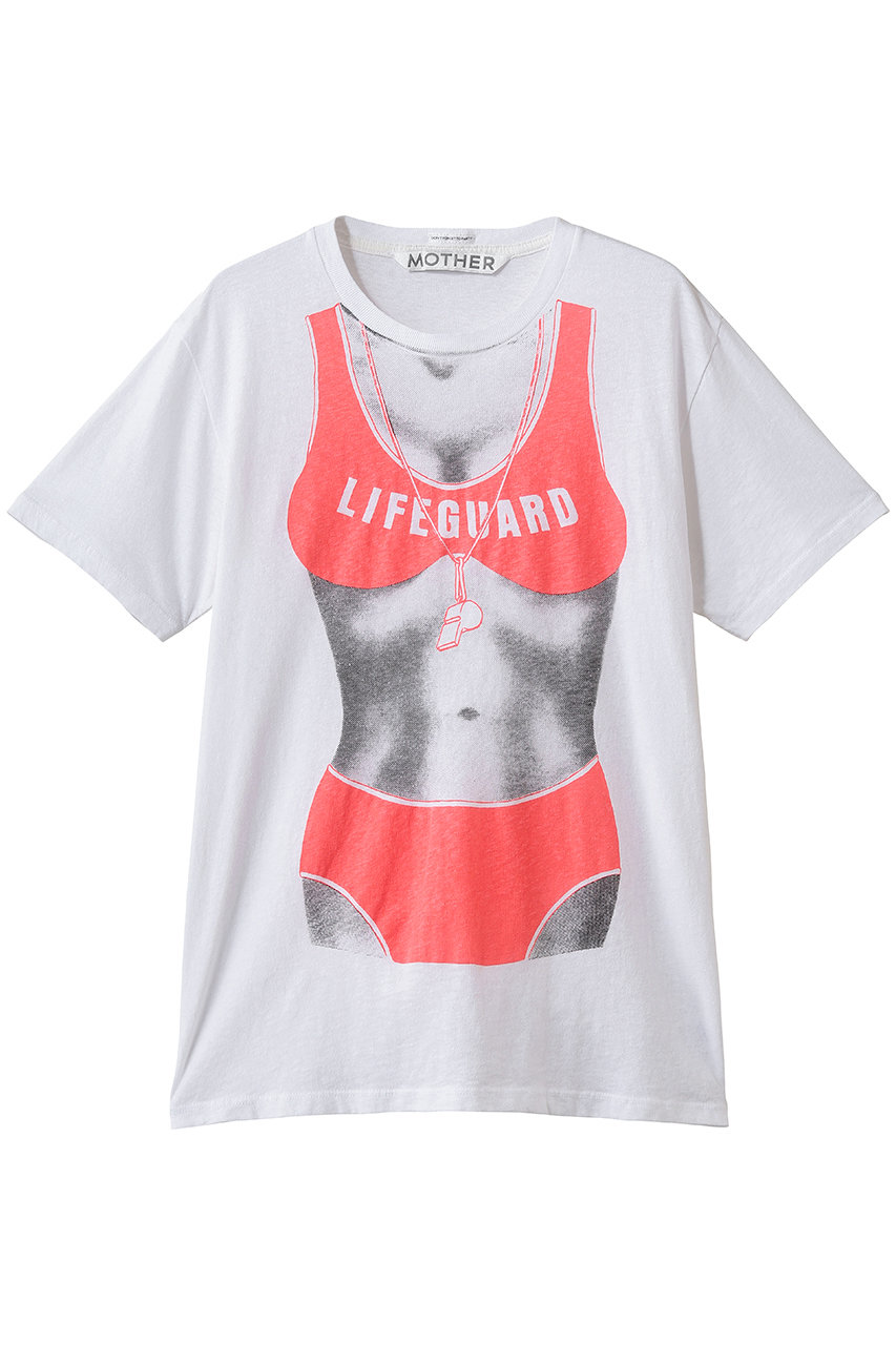 マザー/MOTHERのTHE ROWDY LIFEGURD Tシャツ (LIF)(ホワイト/4310900320)