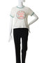 THE ITTY BITTY RINGER ラビットプリント Tシャツ (RVB) マザー/MOTHER