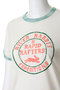 THE ITTY BITTY RINGER ラビットプリント Tシャツ (RVB) マザー/MOTHER