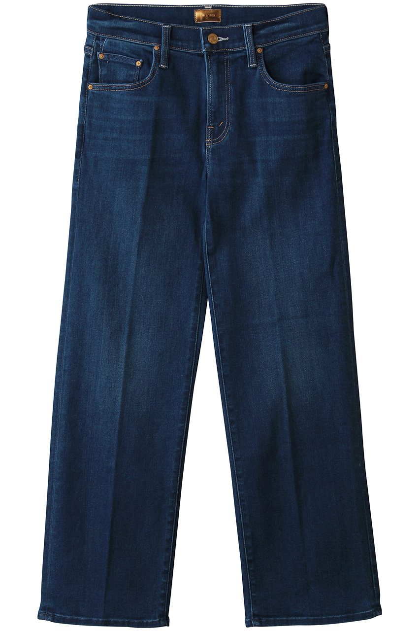 マザー/MOTHERのTHE MID RISE RAMBLER ZIP FLOOD ストレートデニム（PKU）(インディゴ/4410600063)