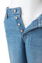 THE SMOOTHIE CROP CUFF ロールアップワイドデニム（IEN） マザー/MOTHER