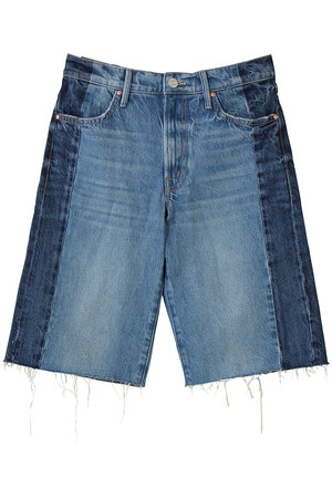 マザー/MOTHERのMID RISE MAVEN BERMUDA FRAY デニムハーフパンツ（DCK）(110600/110604)