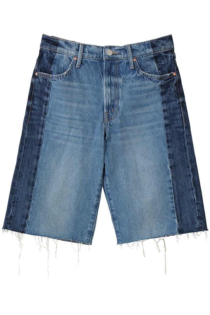 マザー/MOTHERのMID RISE MAVEN BERMUDA FRAY デニムハーフパンツ（DCK）(ブルー/4410600094)