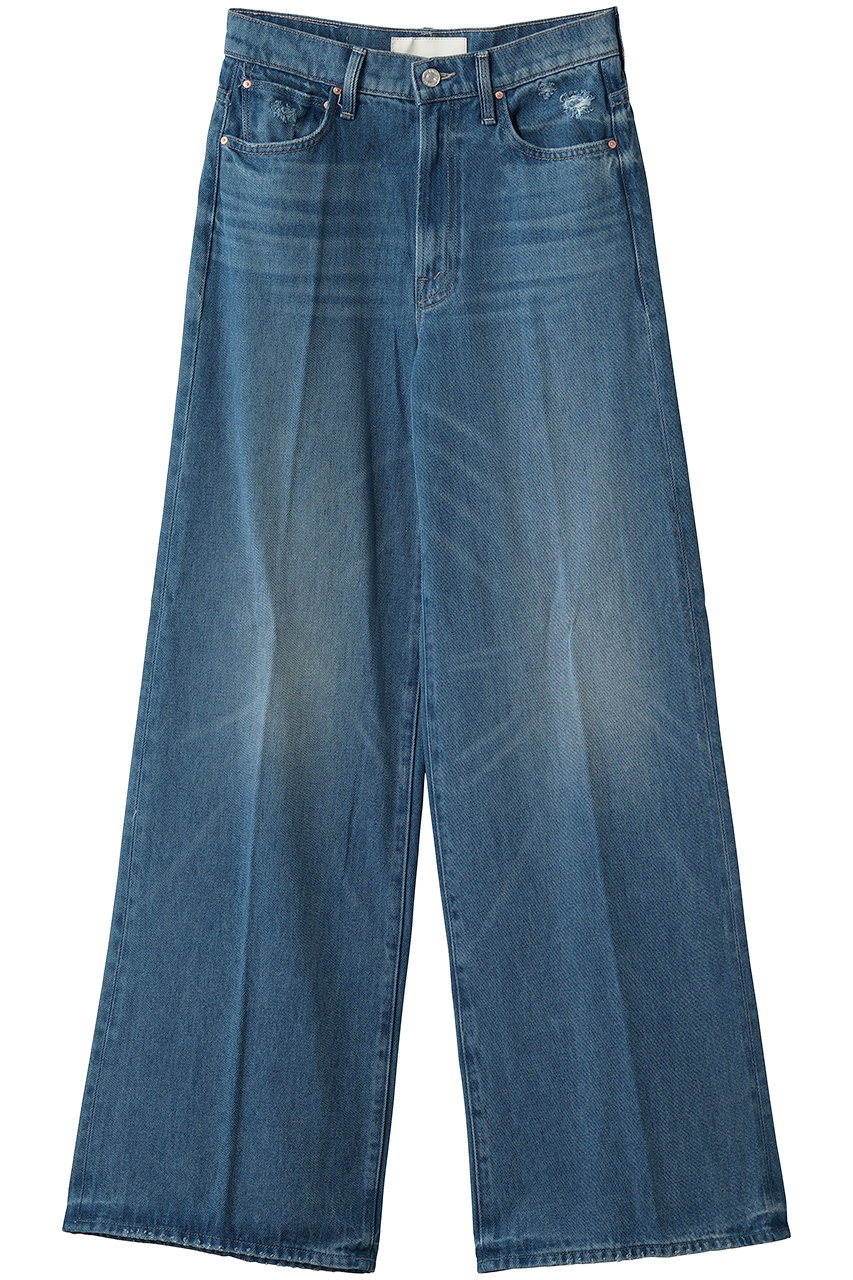 マザー/MOTHERのTHE DITCHER ROLLER ZIP SKIMP ワイドデニム（TUM）(ブルー/4410600112)