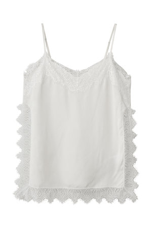 マザー/MOTHERのTHE SWEETTALKER レースキャミソール（WHT）(110100/110101)