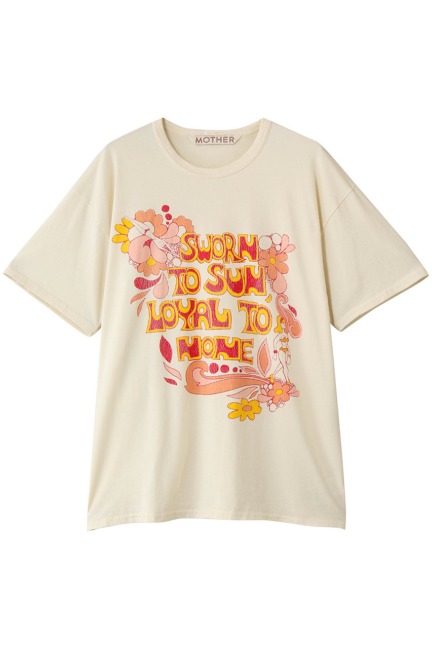 マザー/MOTHERのTHE SLEEP-OVER サン＆フラワー Tシャツ（WRH） オフホワイト S(オフホワイト/4410900009)