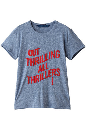 マザー/MOTHERのTHE LIL GOODIE GOODIE OUT THRILLING ロゴTシャツ（OLL） ブルー S(110100/110102)