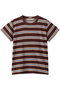 THE BOXY GOODIE GOODIE マルチボーダーTシャツ（JRM） マザー/MOTHER ブラウン