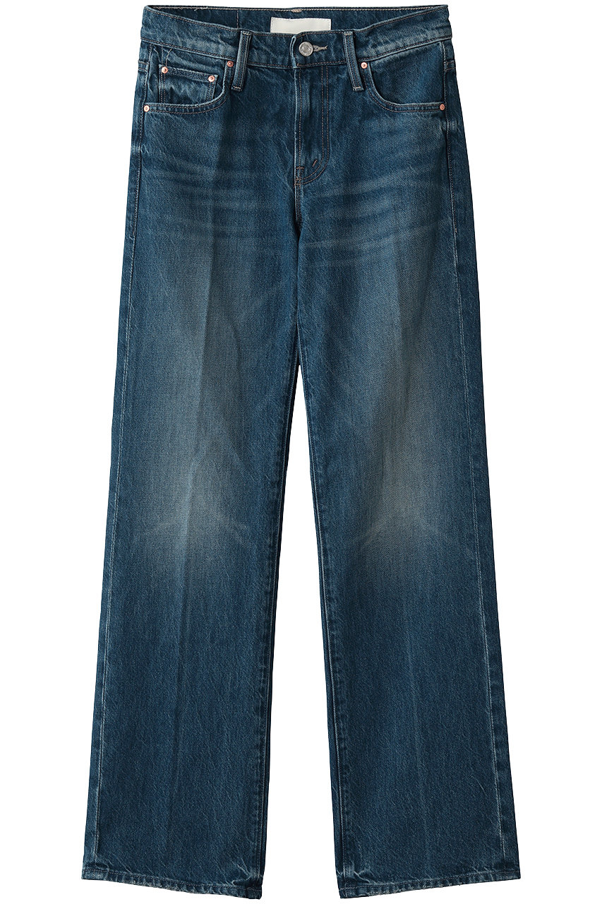 マザー/MOTHERのTHE MID RISE RAMBLER SKIMP ストレートデニム（LMW）(ブルー/4410600257)