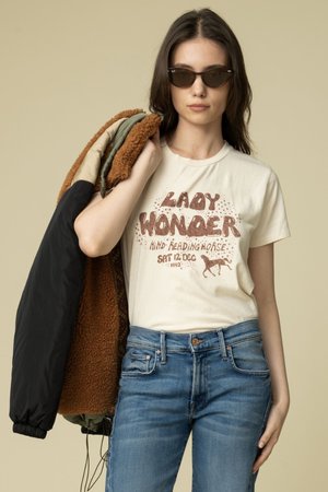 マザー/MOTHERのTHE BOXY GOODIE GOODIE LADY WONDER Tシャツ（DYW）(110100/110102)