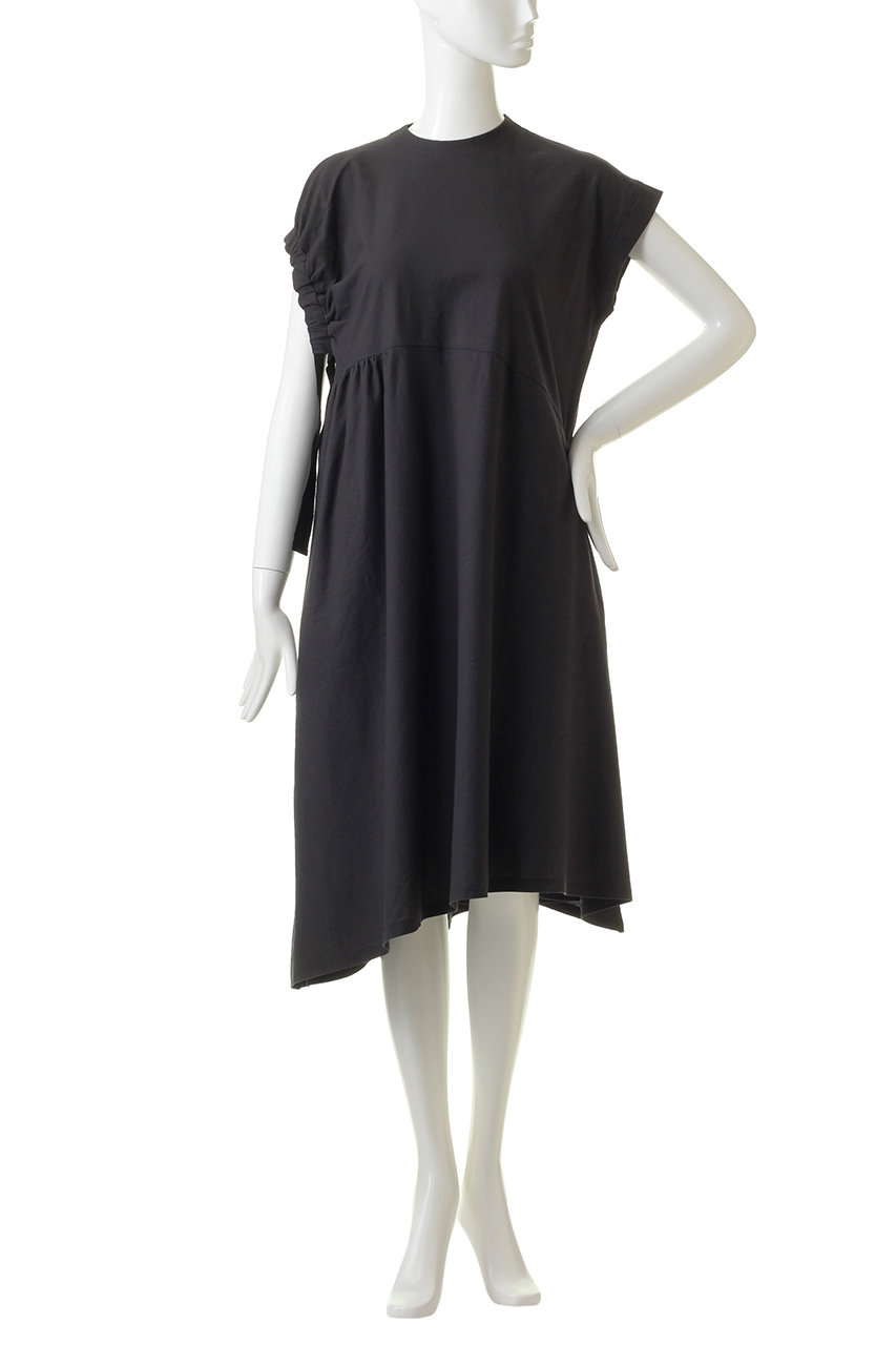 Florent フローレント Derabe Clairツイルワンピース チャコールグレー の通販 Elleshop エル ショップ