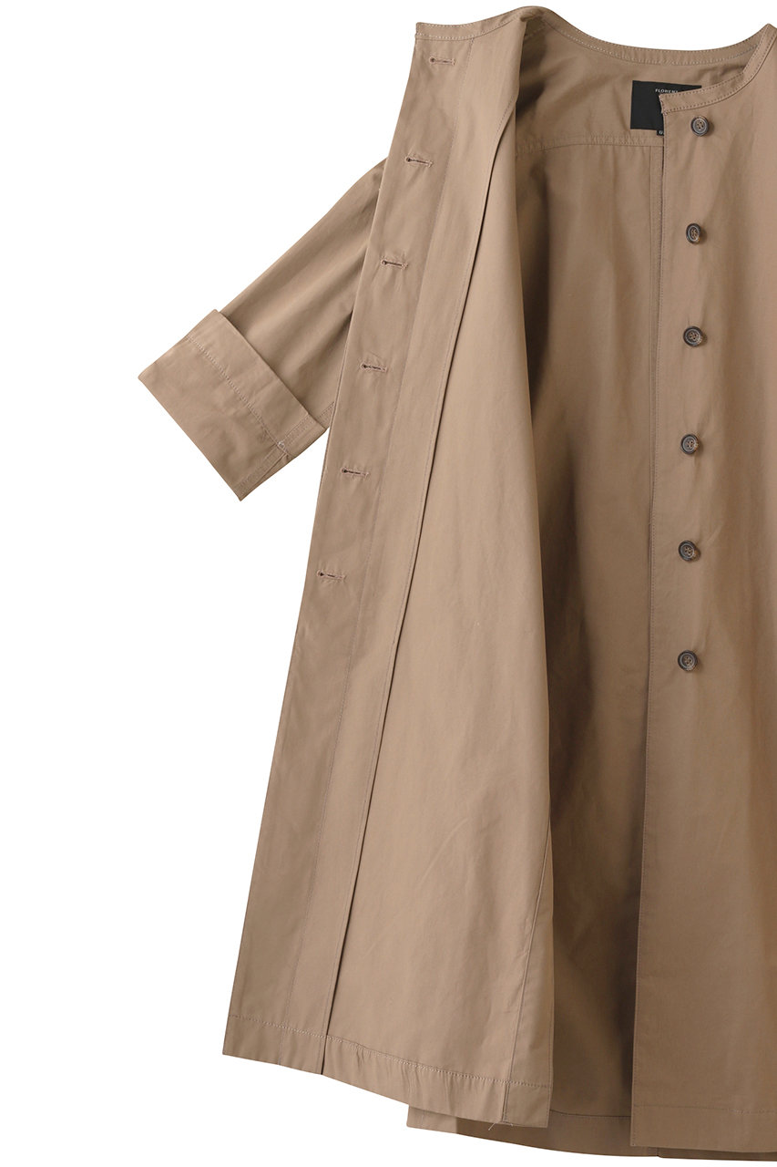 Florent フローレント 高密度コンパクトウェザーワンピース ベージュ の通販 Elleshop エル ショップ