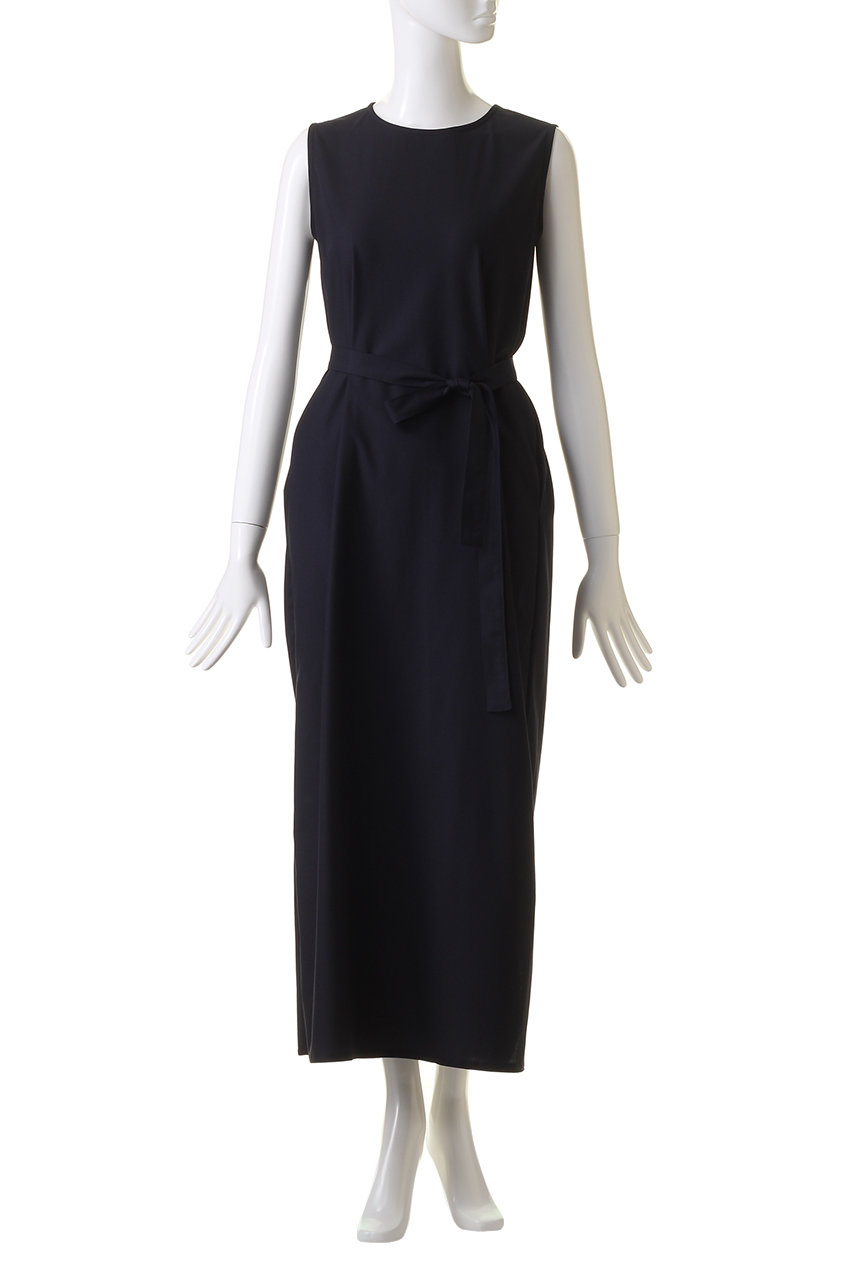 FLORENT(フローレント)｜ベーシック ノースリーブ ドレス/ネイビー の  