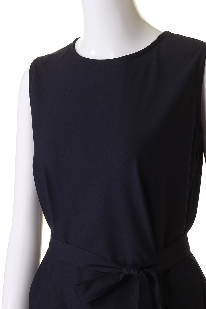 FLORENT(フローレント)｜ベーシック ノースリーブ ドレス/ネイビー の  