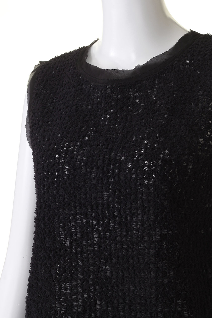 FLORENT(フローレント)｜フェザーチュール ノースリーブ ニット 