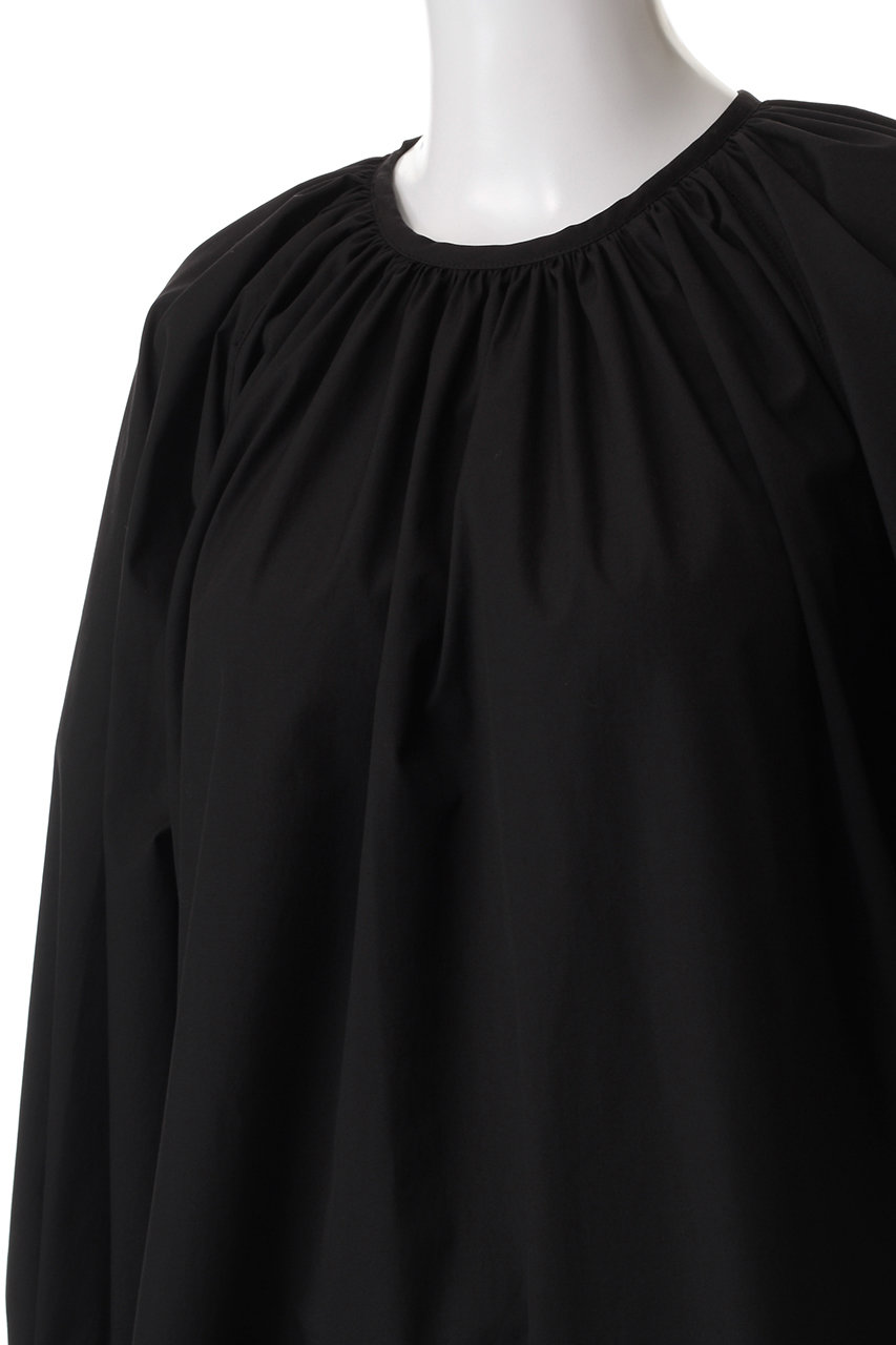 FLORENT(フローレント)｜ボリュームギャザー ブラウス/ブラック の通販