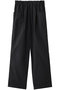 ナイロン ウエストギャザー ワイドパンツ フローレント/FLORENT ブラック