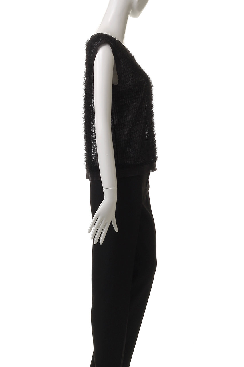 FLORENT(フローレント)｜フェザー チュール ノースリーブトップス