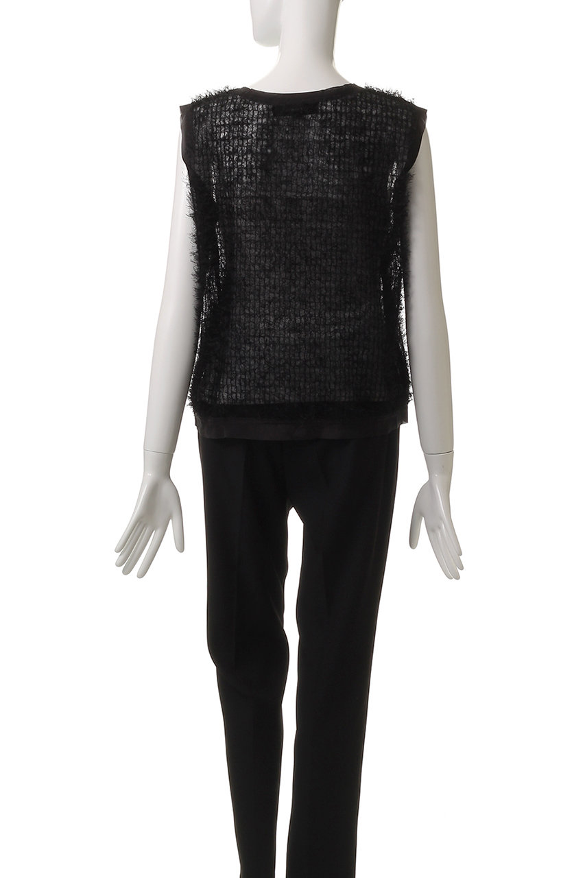 FLORENT(フローレント)｜フェザー チュール ノースリーブトップス