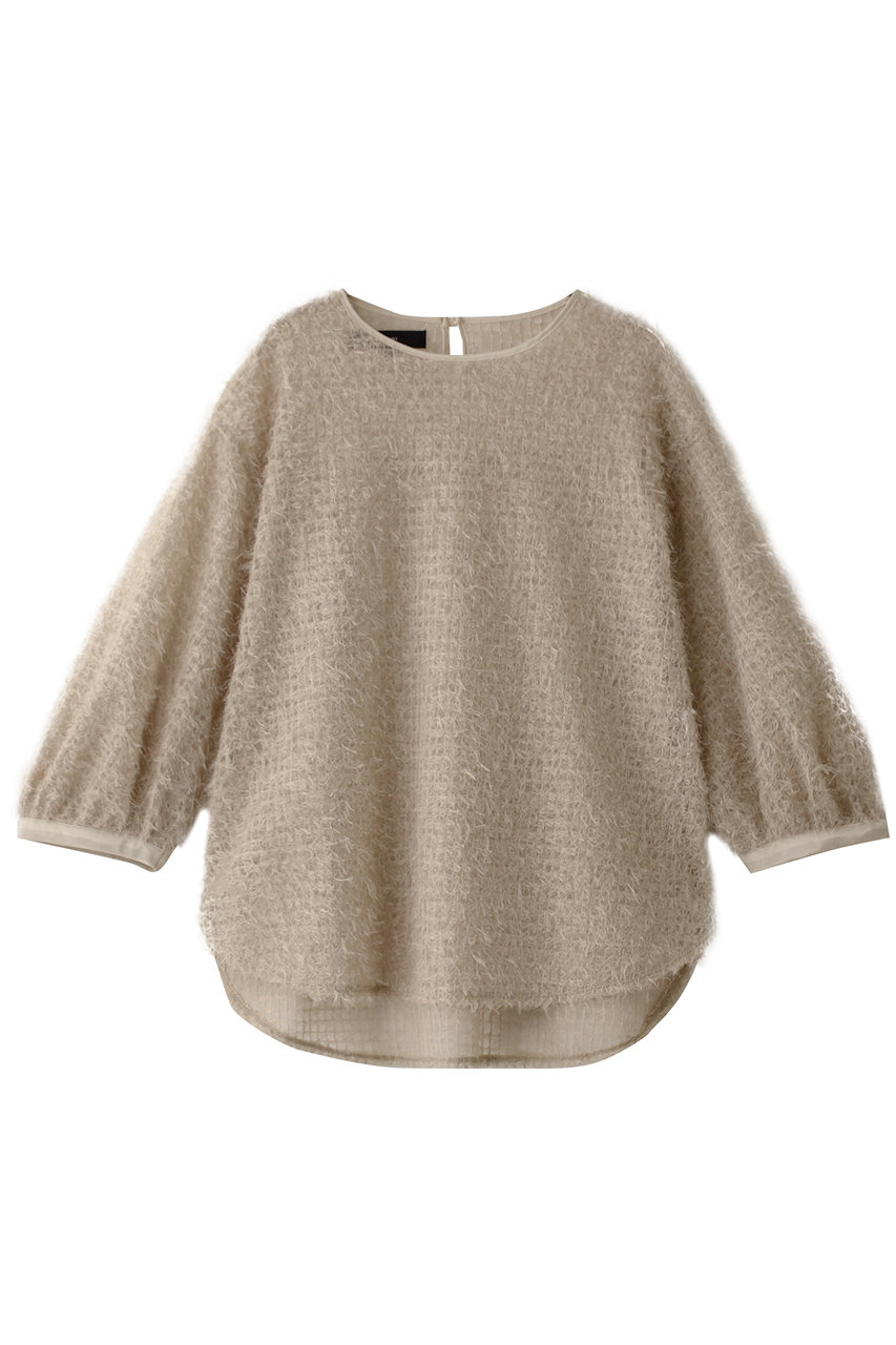 FLORENT フェザー チュール トップス (ベージュ, 0) フローレント ELLE SHOP FLORENT フェザー チュール トップス (ベージュ, 0) フローレント ELLE SHOP