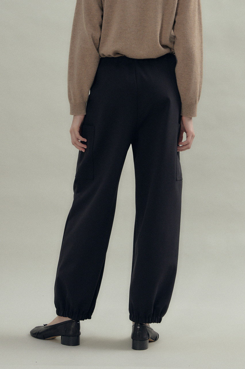 FLORENT(フローレント)｜ストレッチ ジャージ カーゴ パンツ/ブラック