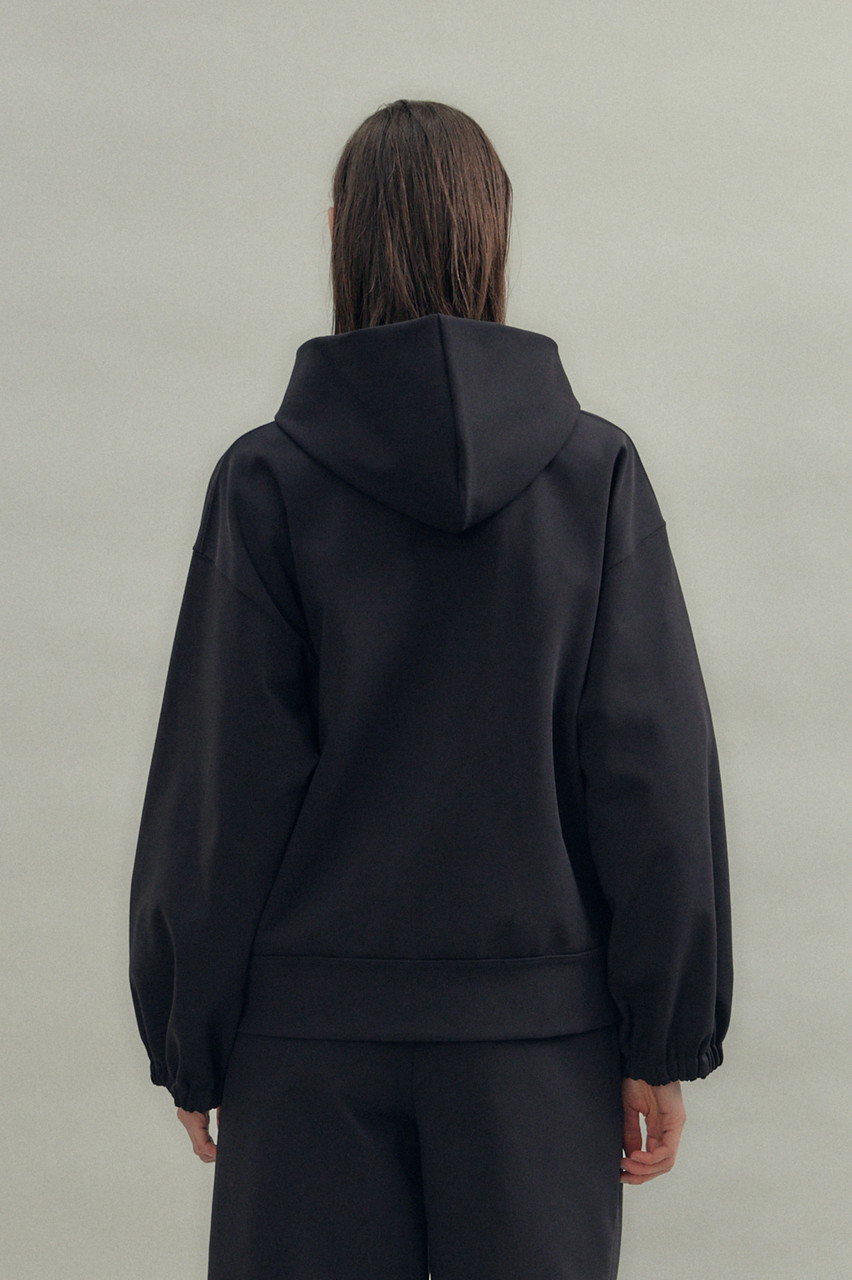 FLORENT(フローレント)｜ストレッチ ジャージ パーカー/ブラック の