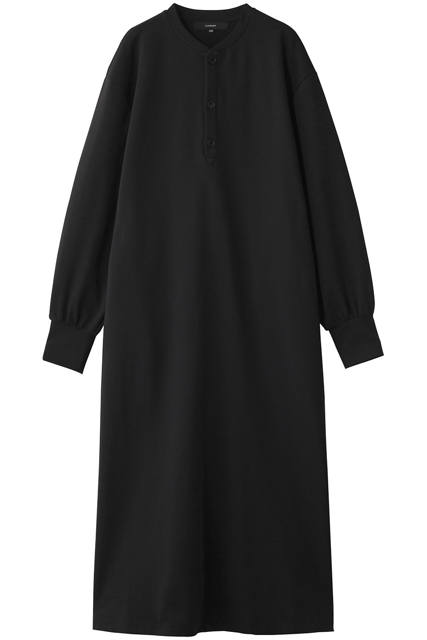 FLORENT ストレッチ カットソー ワンピース (ブラック, 1) フローレント ELLE SHOP FLORENT ストレッチ カットソー ワンピース (ブラック, 1) フローレント ELLE SHOP
