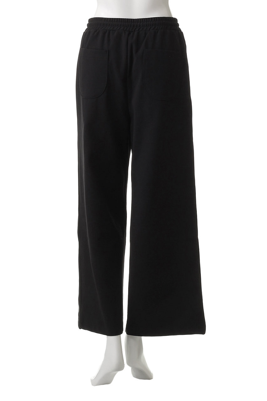 FLORENT(フローレント)｜ストレッチ ワイド パンツ/ブラック の通販