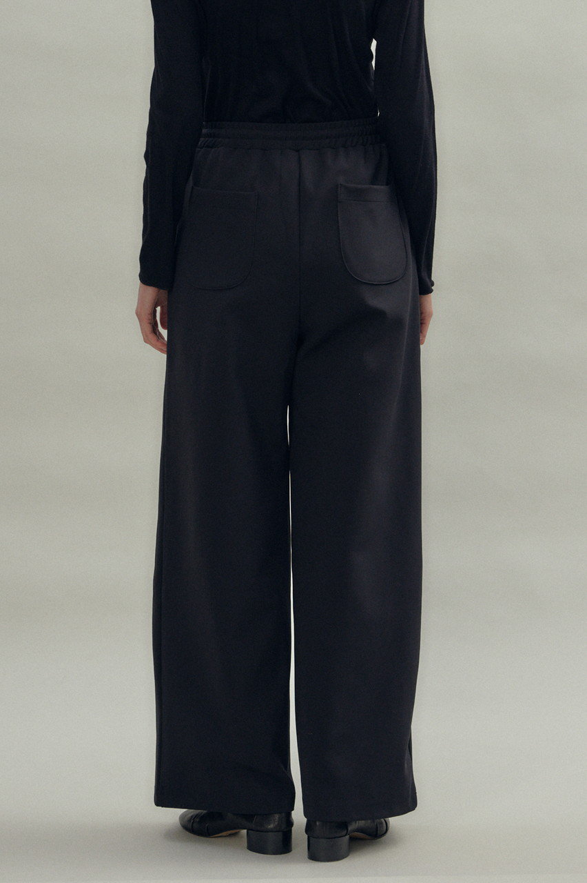 FLORENT(フローレント)｜ストレッチ ワイド パンツ/ブラック の通販