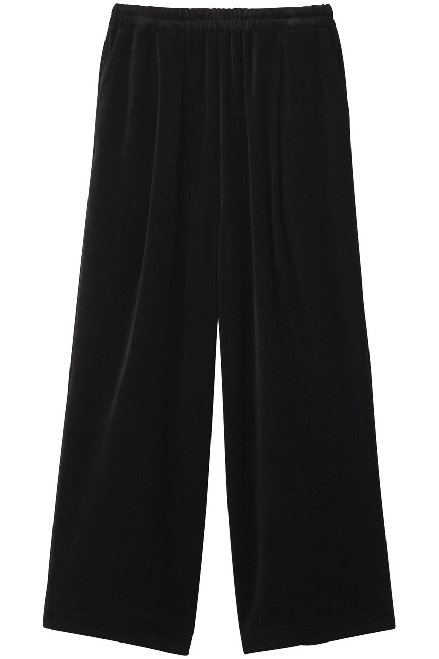 ベロア ワイド パンツ