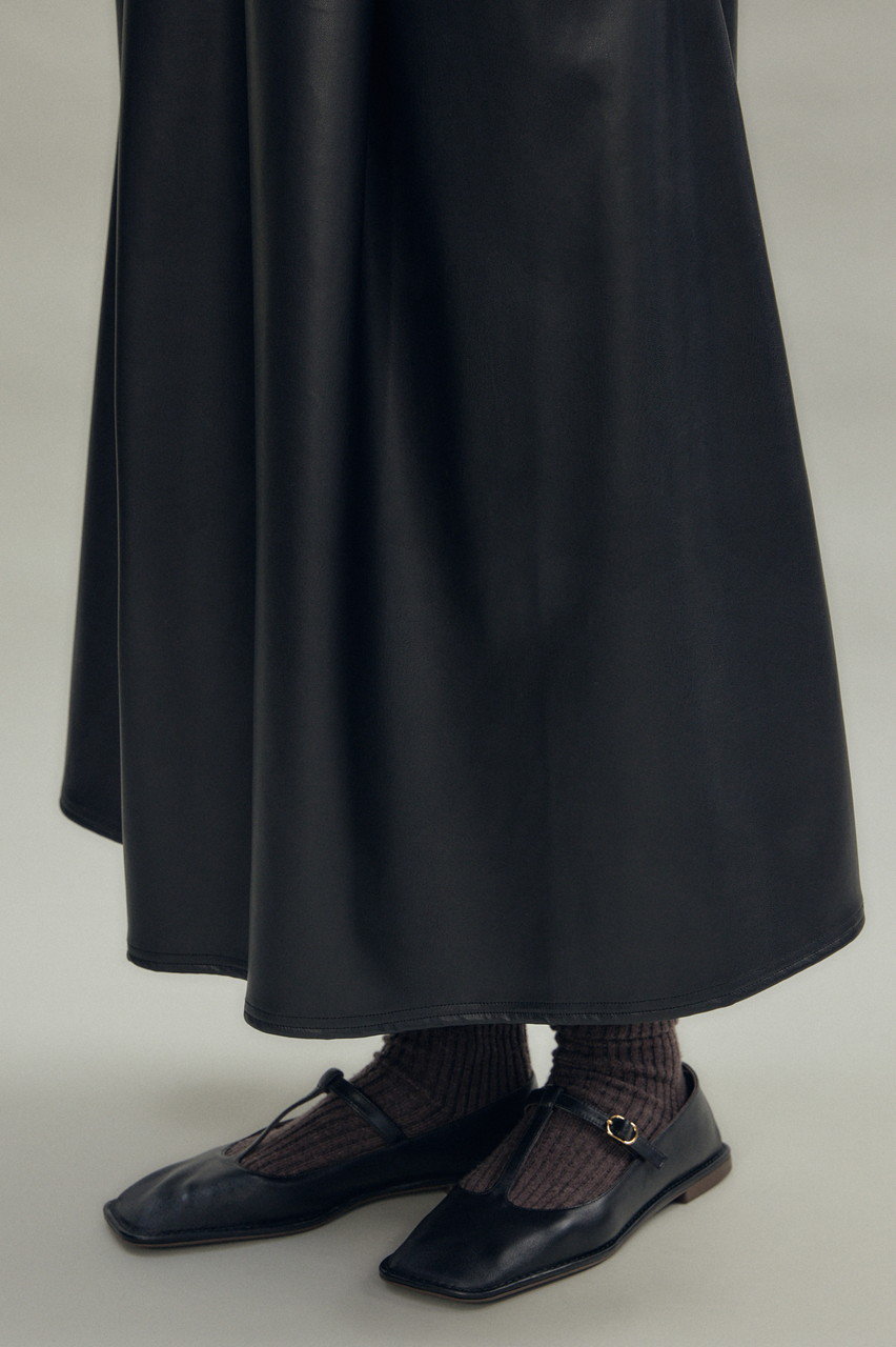FLORENT / フェイクレザースカート/32/フェイクレザー/ブラック/2505F03001// FLORENT(フローレント)｜フェイクレザー スカート/ブラック の通販