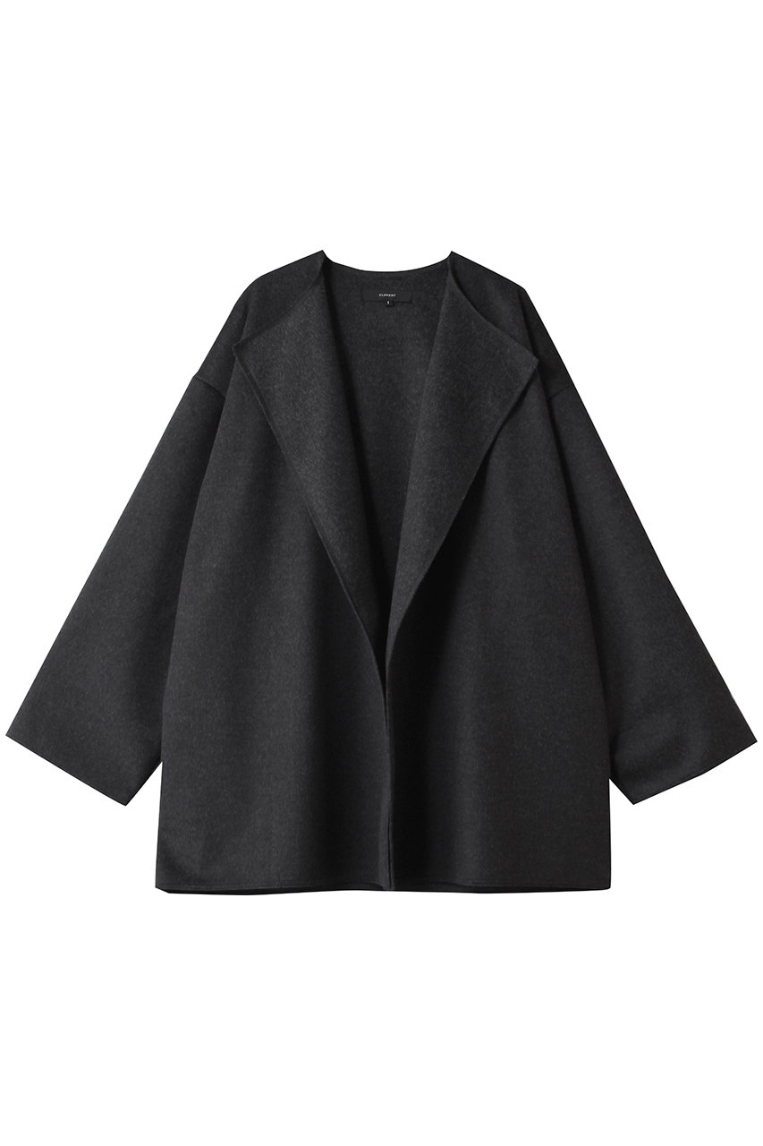 FLORENT ドロップショルダー ライトアウター (チャコールグレー, 1) フローレント ELLE SHOP FLORENT ドロップショルダー ライトアウター (チャコールグレー, 1) フローレント ELLE SHOP