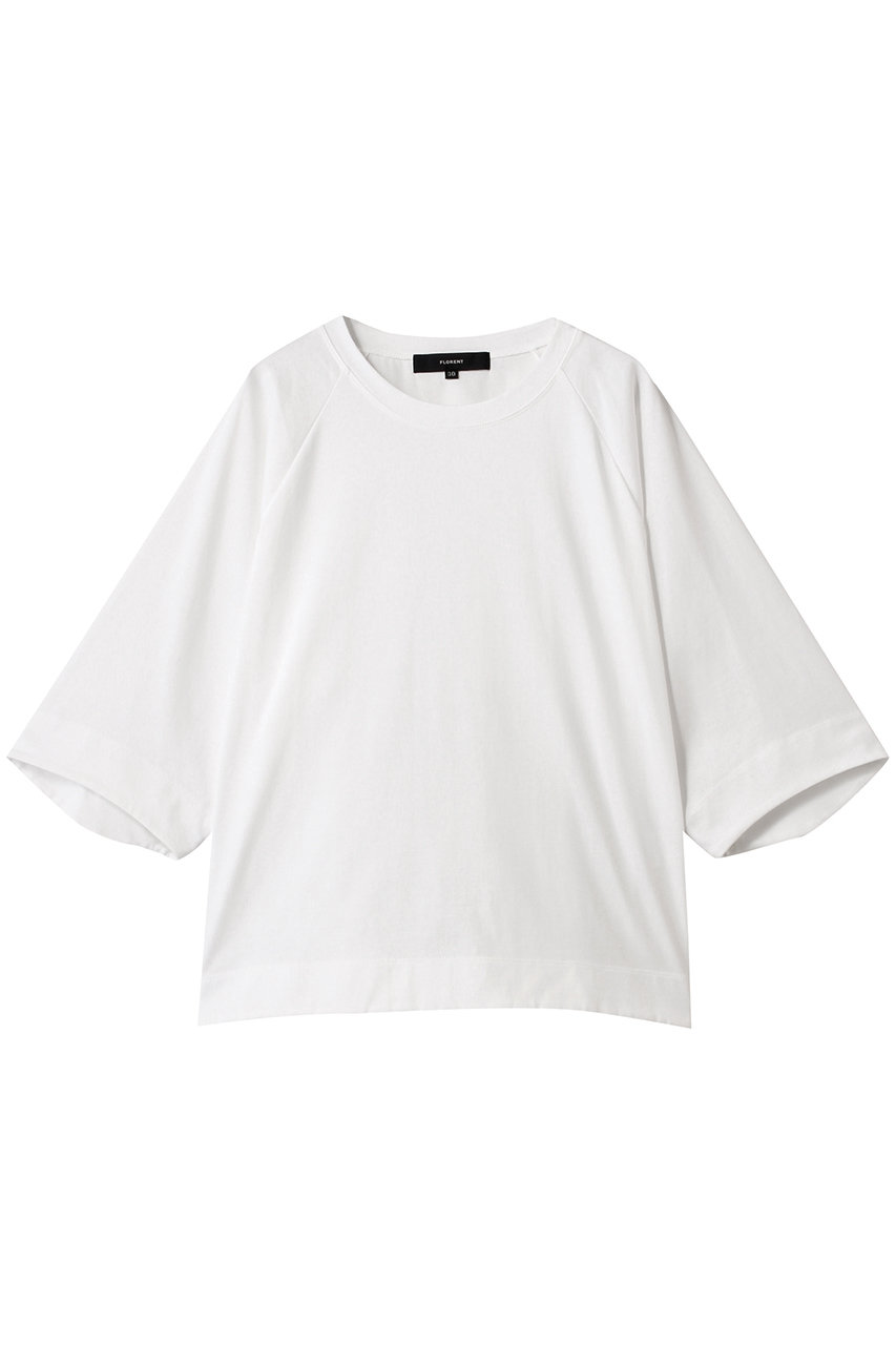 FLORENT コットン天竺 カットソー (ホワイト, 1) フローレント ELLE SHOP FLORENT コットン天竺 カットソー (ホワイト, 1) フローレント ELLE SHOP