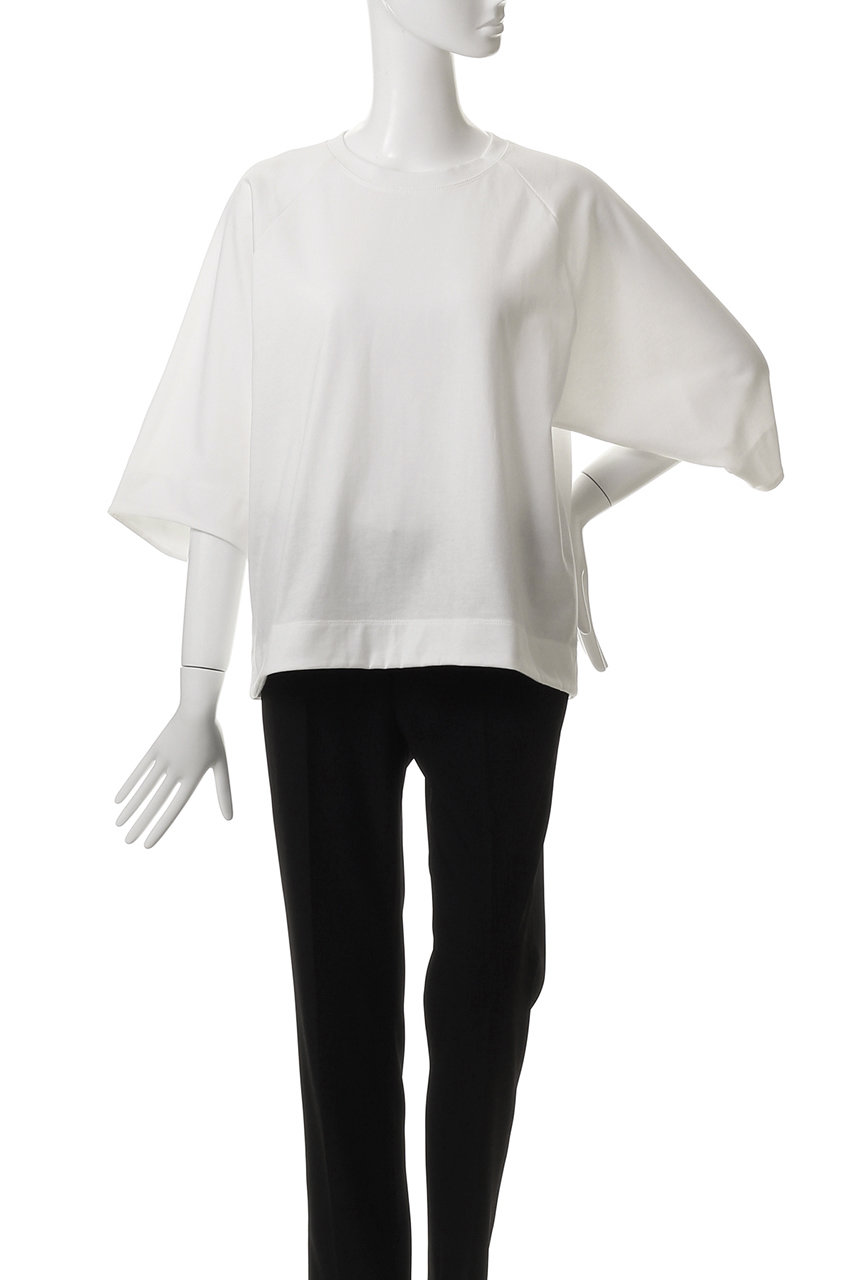 FLORENT◆25AW/コットン天竺カットソー/Tシャツ/O/コットン/ホワイト/2505F06001 FLORENT(フローレント)｜コットン天竺 カットソー/ホワイト の