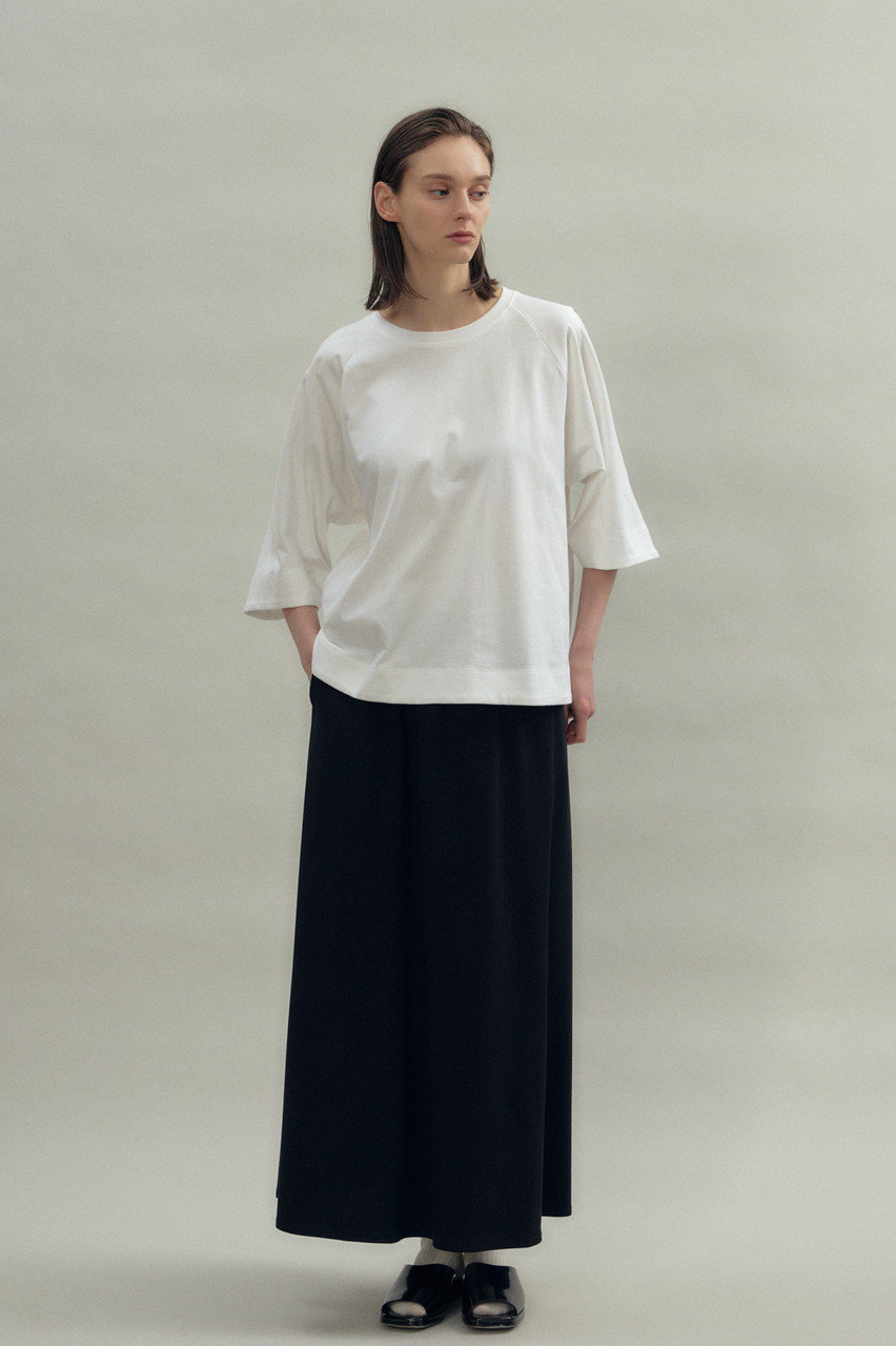 FLORENT◆25AW/コットン天竺カットソー/Tシャツ/O/コットン/ホワイト/2505F06001 FLORENT(フローレント)｜コットン天竺 カットソー/ホワイト の