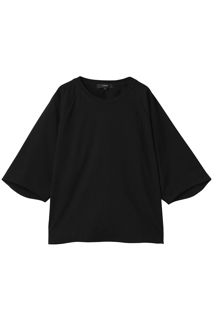 FLORENT コットン天竺 カットソー (ブラック, 1) フローレント ELLE SHOP FLORENT コットン天竺 カットソー (ブラック, 1) フローレント ELLE SHOP