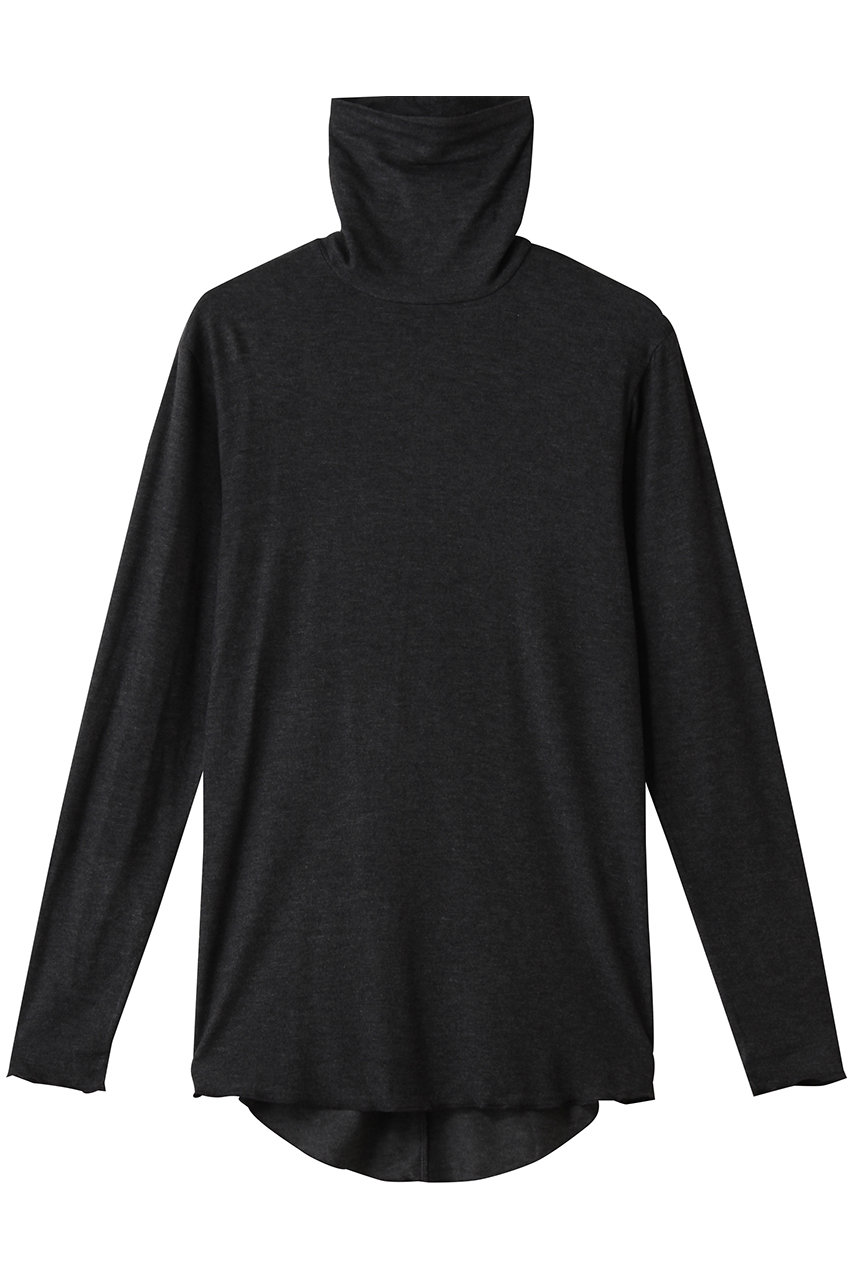 FLORENT ベア天竺 ニット タートルネック プルオーバー (チャコールグレー, 1) フローレント ELLE SHOP FLORENT ベア天竺 ニット タートルネック プルオーバー (チャコールグレー, 1) フローレント ELLE SHOP