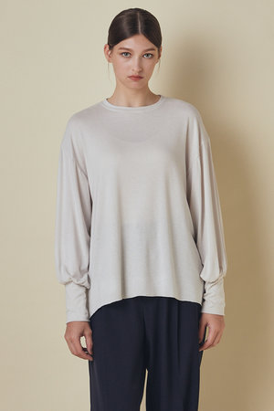 フローレント/FLORENTのベア天竺 ニット クルーネック プルオーバー(110300/110301)