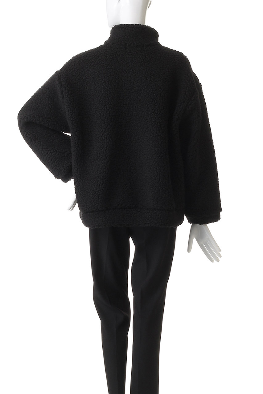 FLORENT(フローレント)｜ウール ミックス ボア ブルゾン/ブラック の