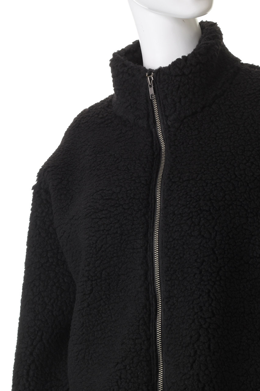 FLORENT(フローレント)｜ウール ミックス ボア ブルゾン/ブラック の