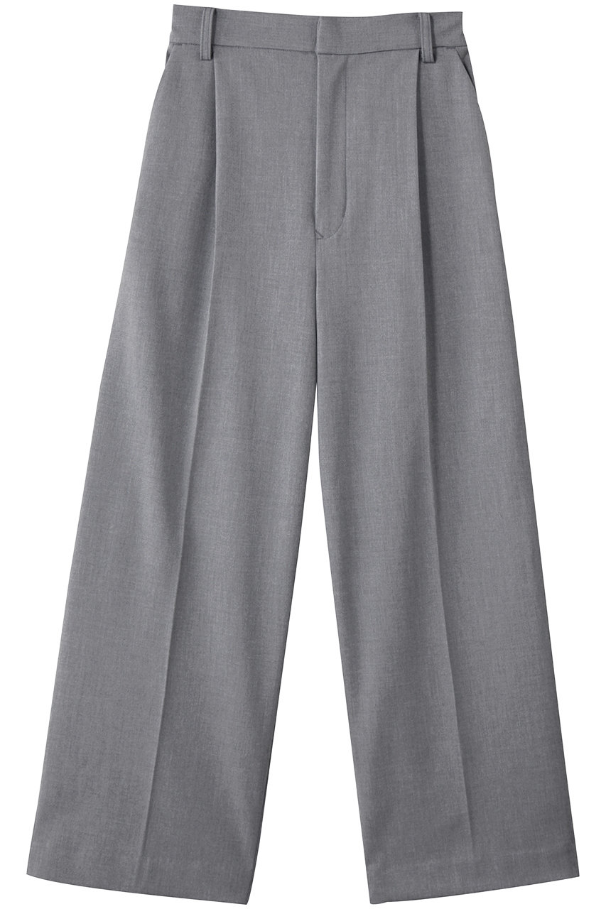 フローレント/FLORENTの裏起毛 ストレッチ タックパンツ(グレー/2508F04002)