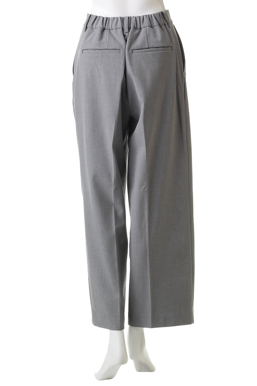 FLORENT(フローレント)｜裏起毛 ストレッチ タックパンツ/グレー の