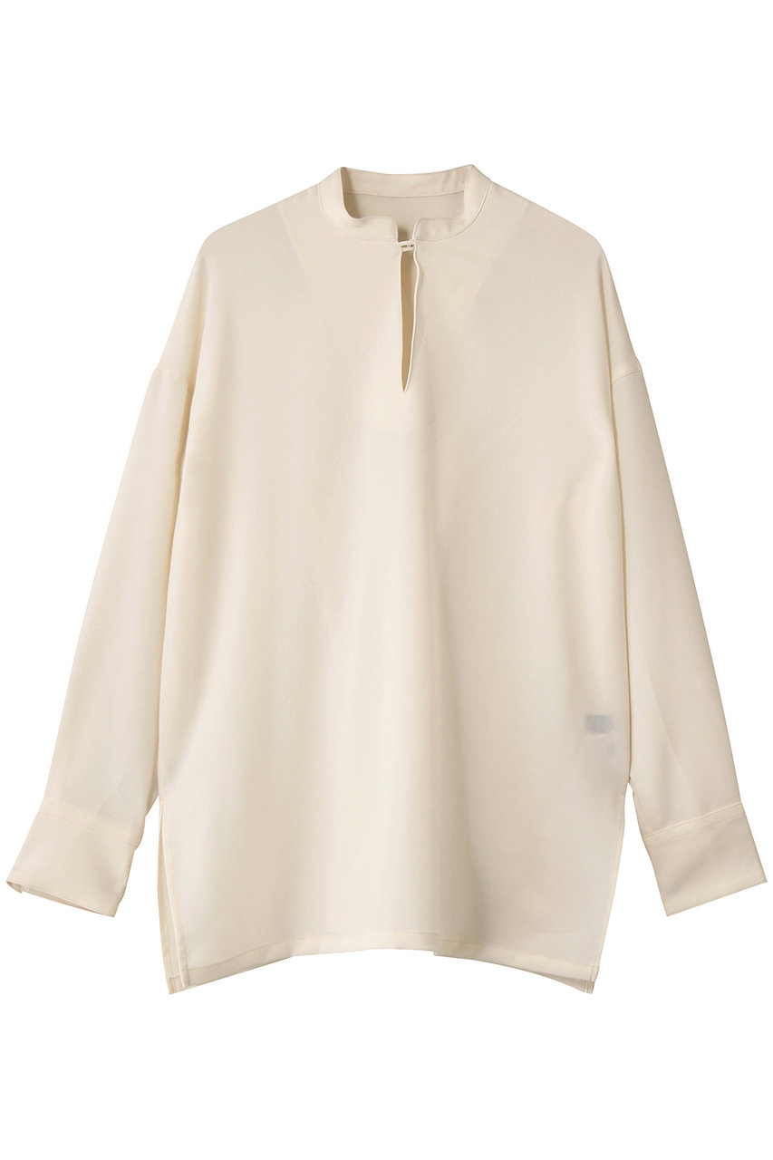 フローレント/FLORENTのドライタッチ フロントスリット ブラウス(アイボリー/2508F01001)