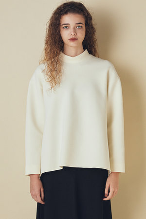 フローレント/FLORENTのコットン  ダンボール  スタンドカラー トップス(110100/110103)