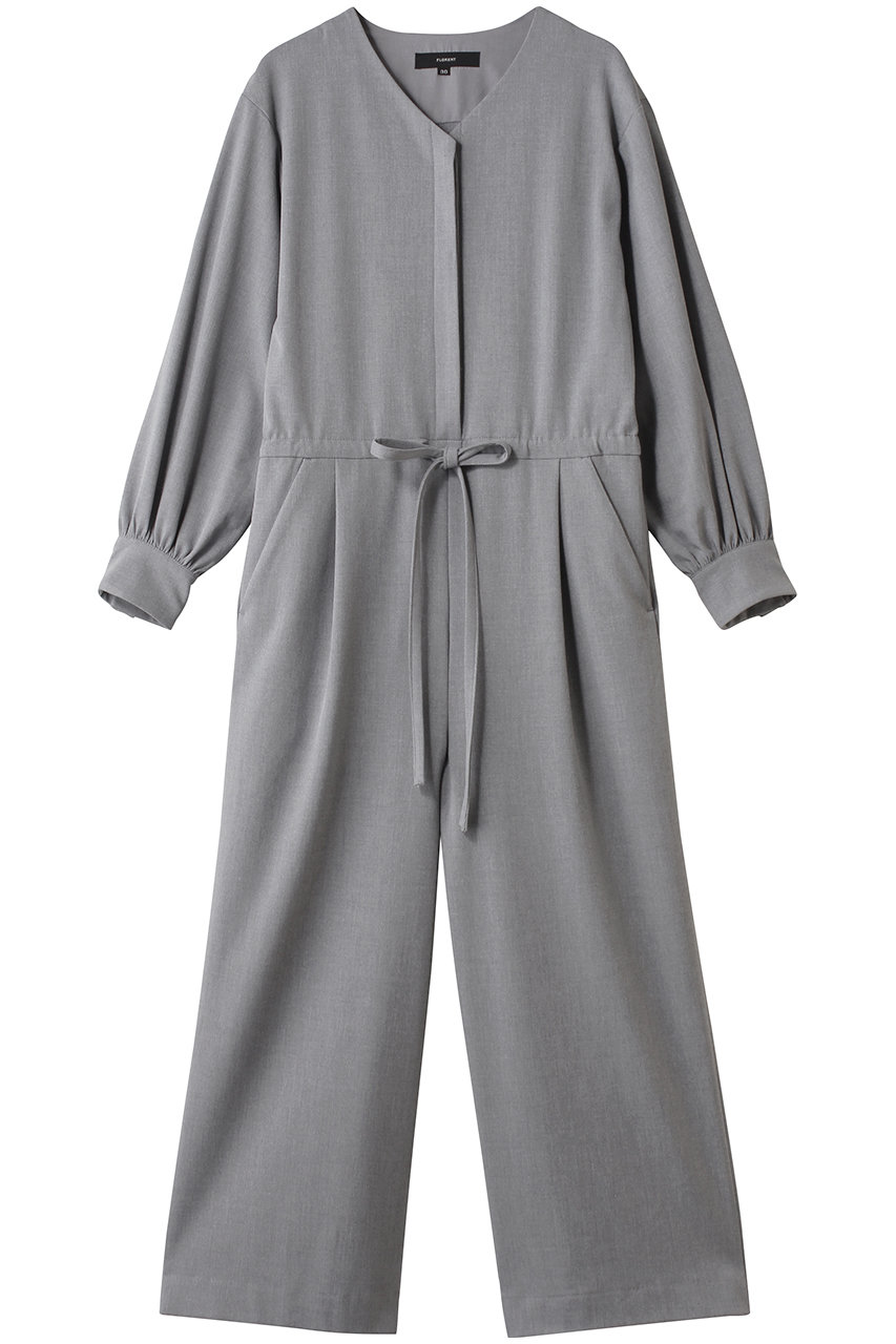 FLORENT 裏起毛 ストレッチ コンビネゾン (グレー, 00) フローレント ELLE SHOP