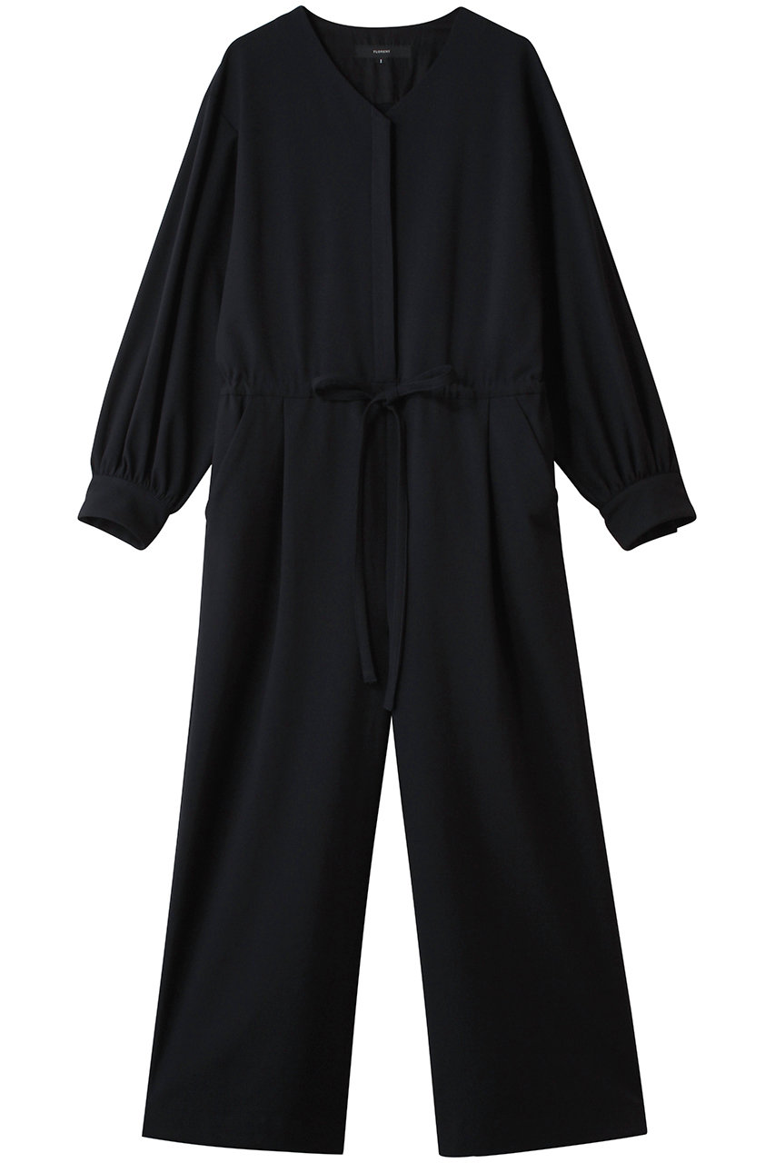 FLORENT 裏起毛 ストレッチ コンビネゾン (ネイビー, 00) フローレント ELLE SHOP